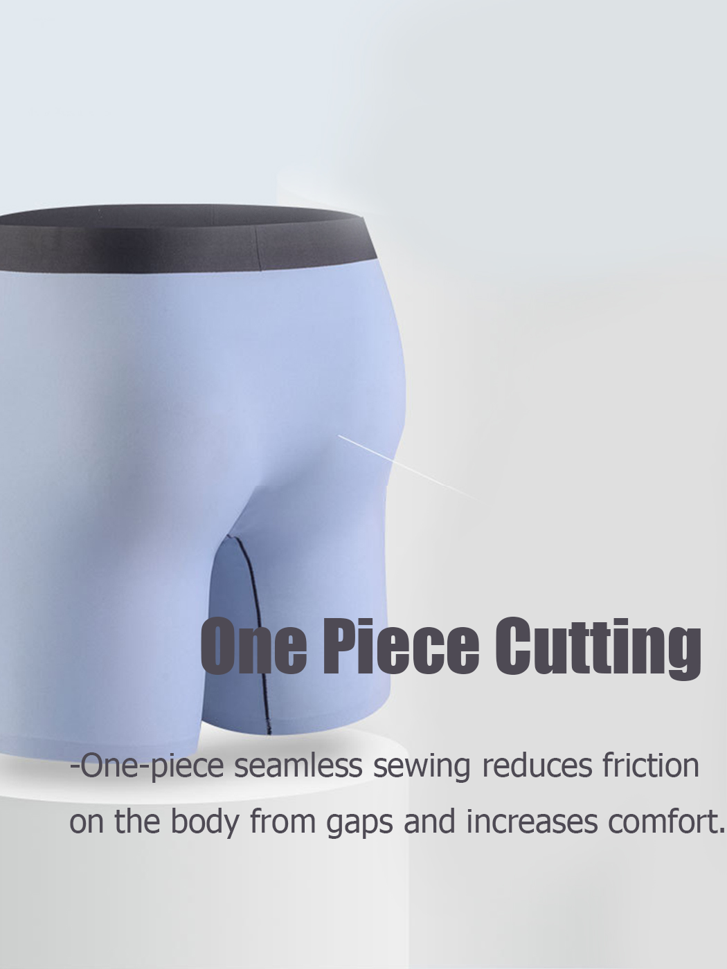 2 Pack Men's Sport Chafe Proof Boxer Briefs | dmunderwear detail image 5