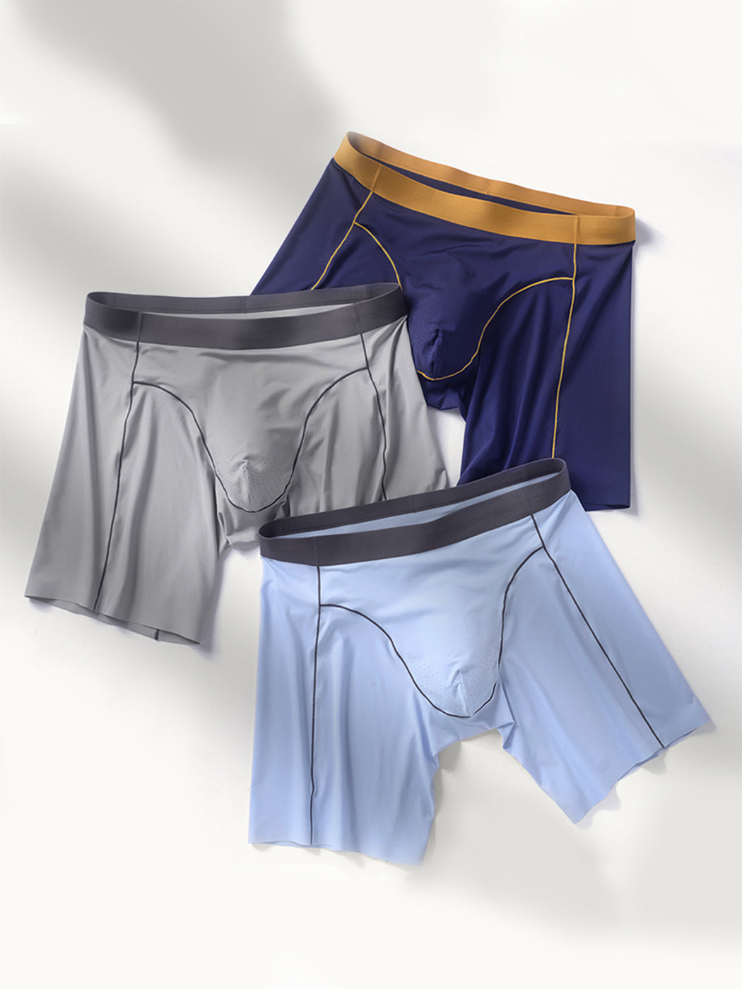 2 Pack Men's Sport Chafe Proof Boxer Briefs | dmunderwear detail image 9