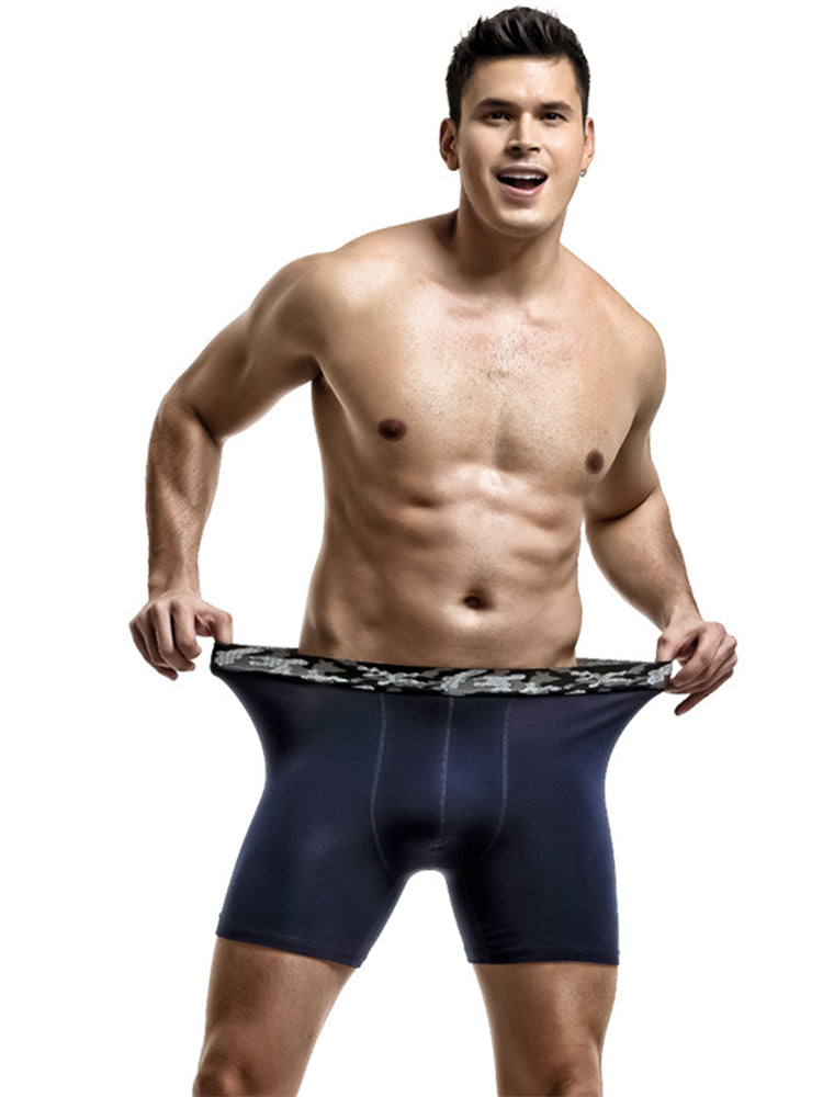 2 Pack Men's U Convex Large Support Pouch Boxers Briefs | dmunderwear