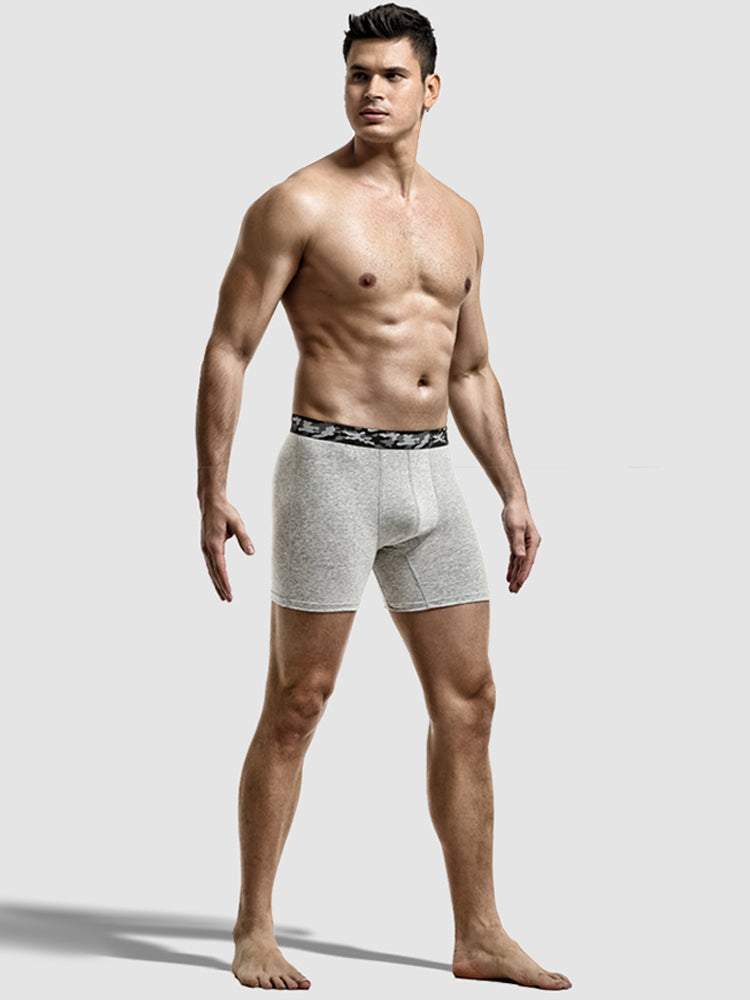 2 Pack Men's U Convex Large Support Pouch Boxers Briefs | dmunderwear detail image 10