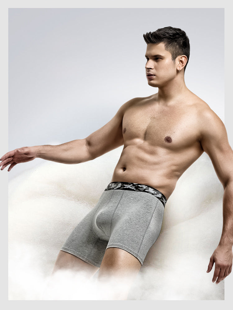 2 Pack Men's U Convex Large Support Pouch Boxers Briefs | dmunderwear detail image 6