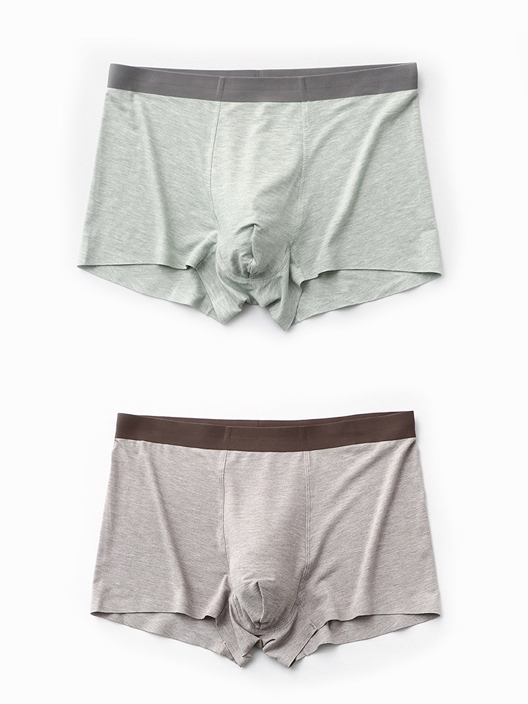2 Pack Men's U Convex Pouch Trunks | dmunderwear detail image 2