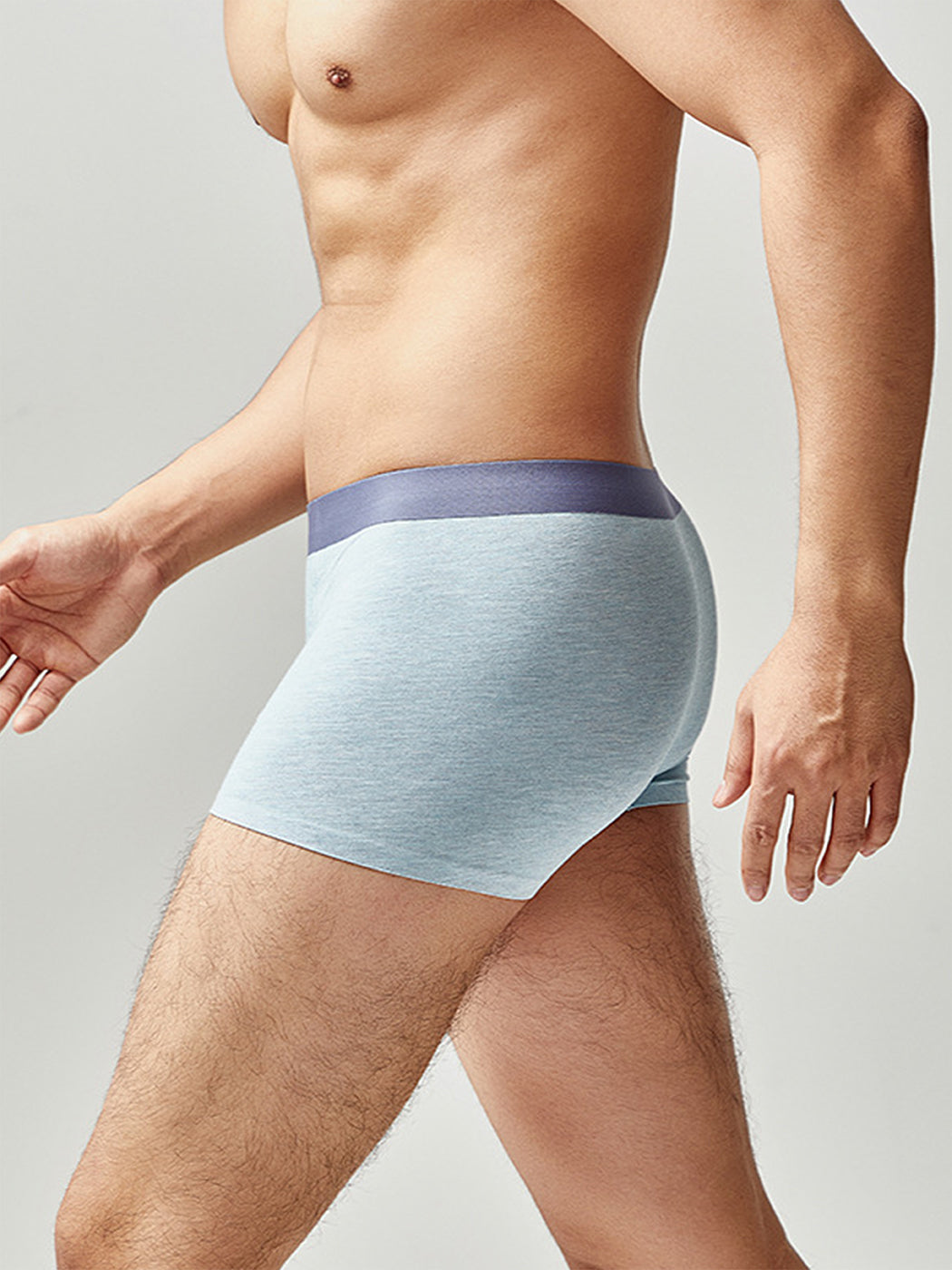 2 Pack Men's U Convex Pouch Trunks | dmunderwear detail image 5