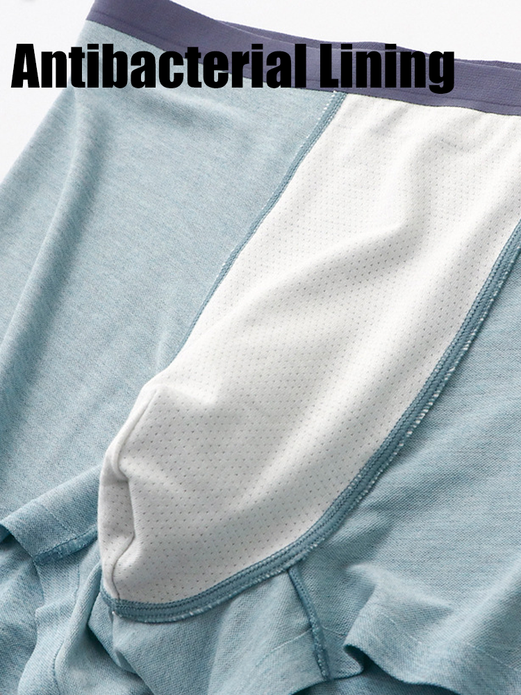 2 Pack Men's U Convex Pouch Trunks | dmunderwear detail image 7