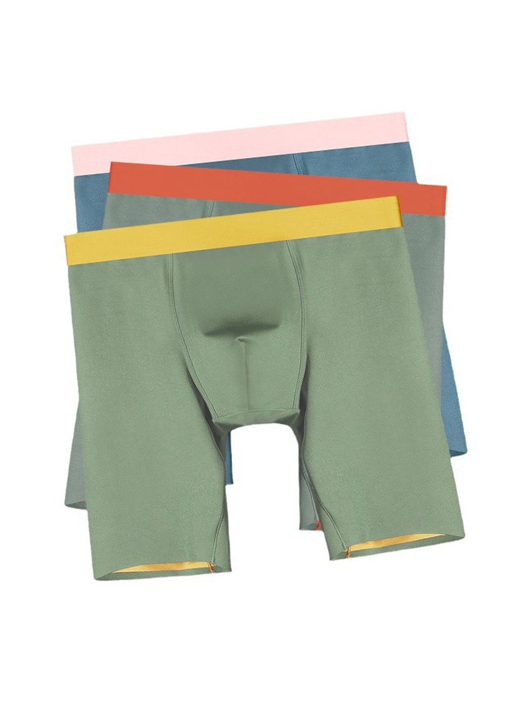 2 Pack Men's Active Flyless Boxer Briefs | dmunderwear detail image 14