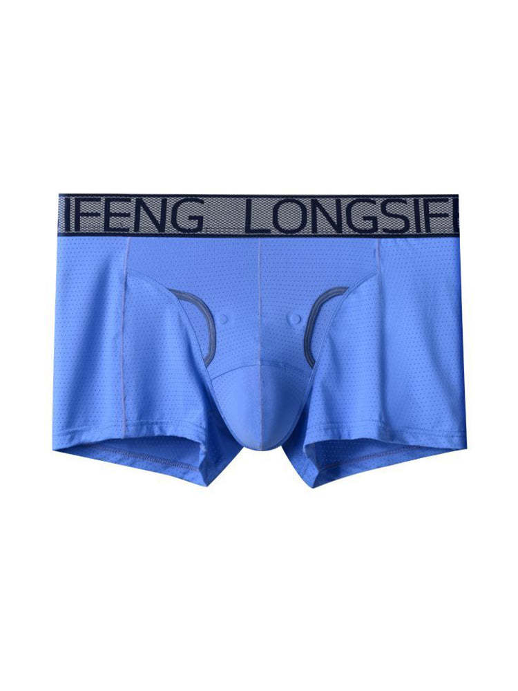 2 Pack Men's Anatomical Support Pouch Antibacterial & Breathable Trunks | dmunderwear detail image 16