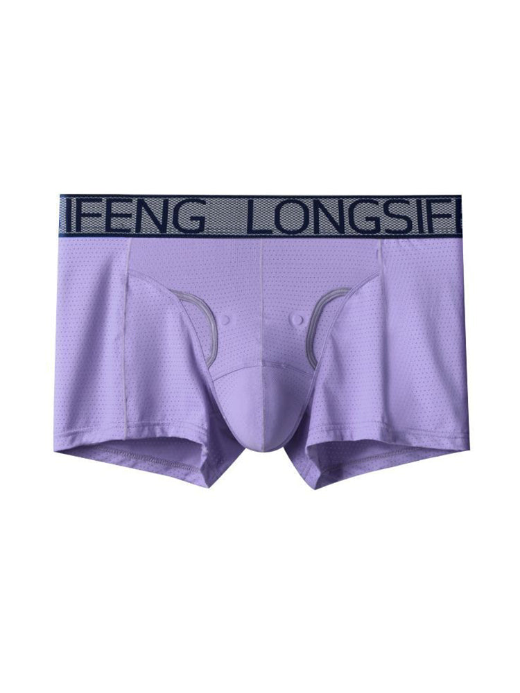 2 Pack Men's Anatomical Support Pouch Antibacterial & Breathable Trunks | dmunderwear detail image 17