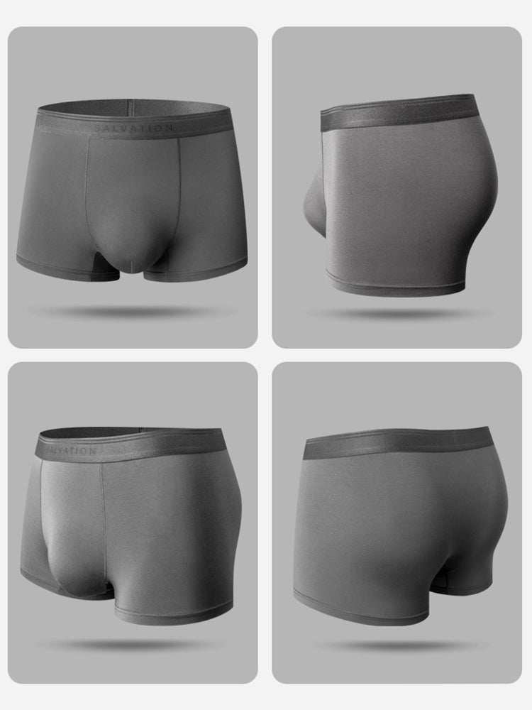 2 Pack Men's Anti-Bacterial Modal Trunks | dmunderwear detail image 13