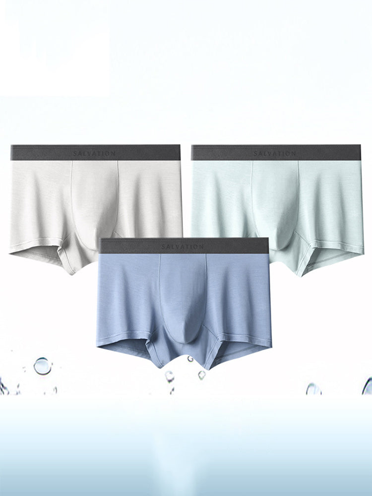 2 Pack Men's Anti-Bacterial Modal Trunks | dmunderwear detail image 14