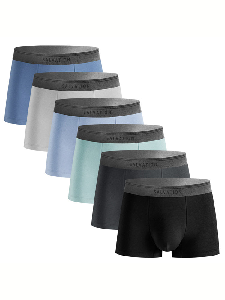 2 Pack Men's Anti-Bacterial Modal Trunks | dmunderwear detail image 15