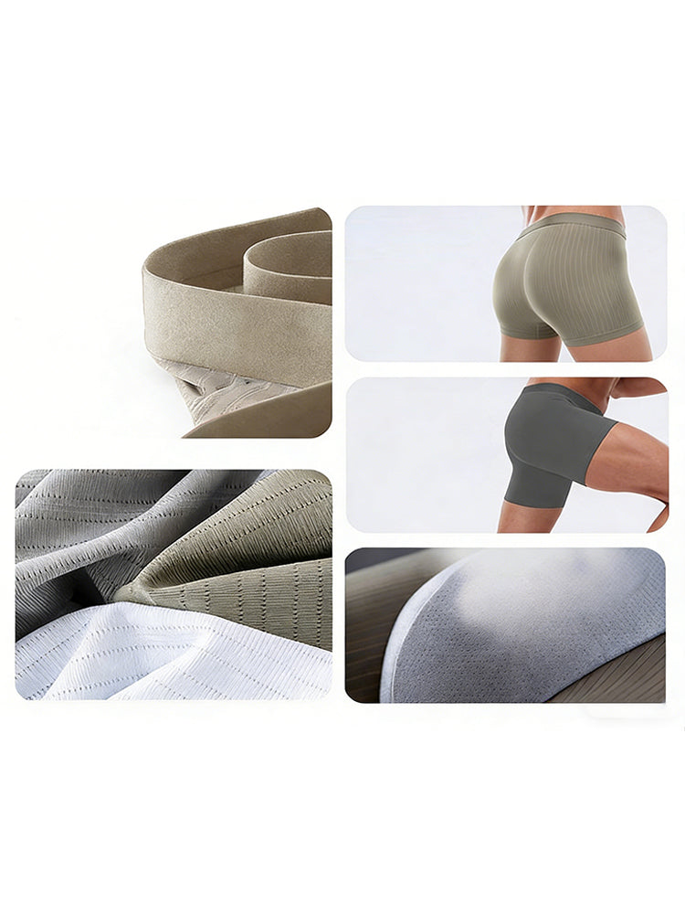 2 Pack Men's Anti-Chafing Mid-Rise Breathable Soft Boxer Briefs | dmunderwear detail image 13