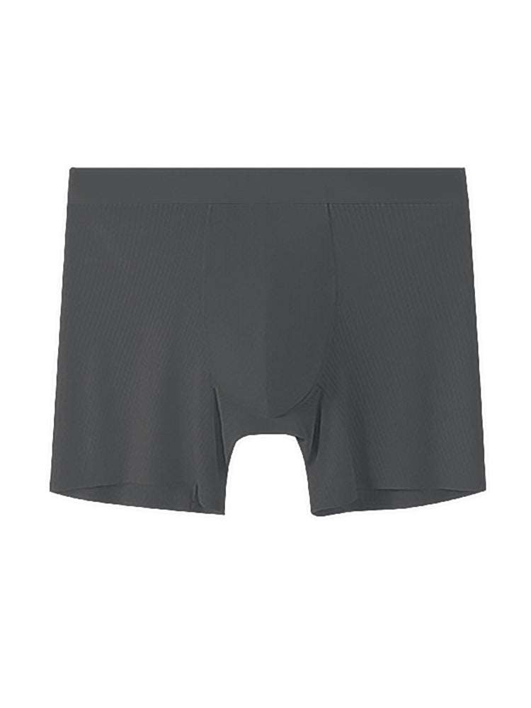 2 Pack Men's Anti-Chafing Mid-Rise Breathable Soft Boxer Briefs | dmunderwear detail image 16