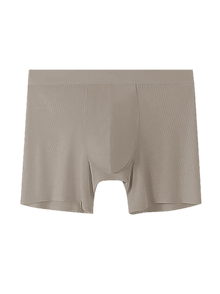 2 Pack Men's Anti-Chafing Mid-Rise Breathable Soft Boxer Briefs | dmunderwear detail image 18