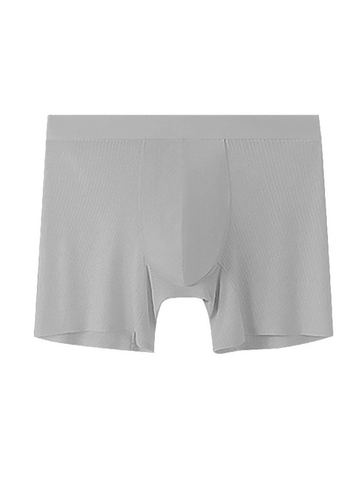 2 Pack Men's Anti-Chafing Mid-Rise Breathable Soft Boxer Briefs | dmunderwear detail image 19