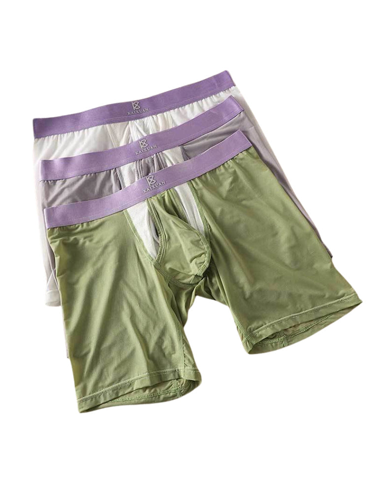 2 Pack Men's Anti-Chafing Side Vent & Separate Pouch Midway Briefs | dmunderwear detail image 14