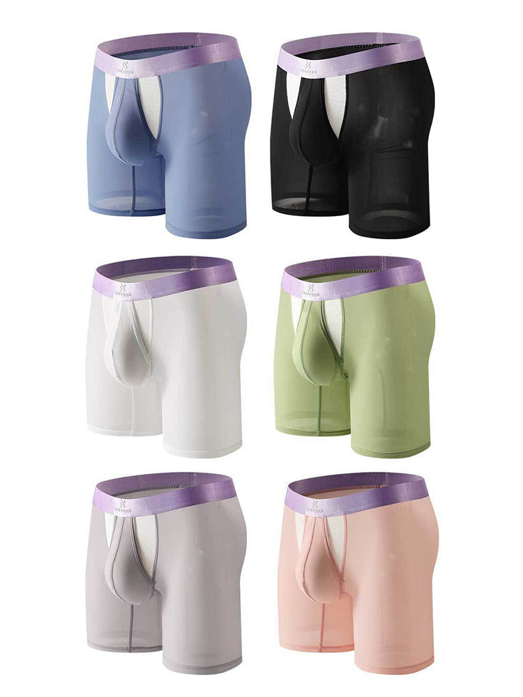 2 Pack Men's Anti-Chafing Side Vent & Separate Pouch Midway Briefs | dmunderwear detail image 18
