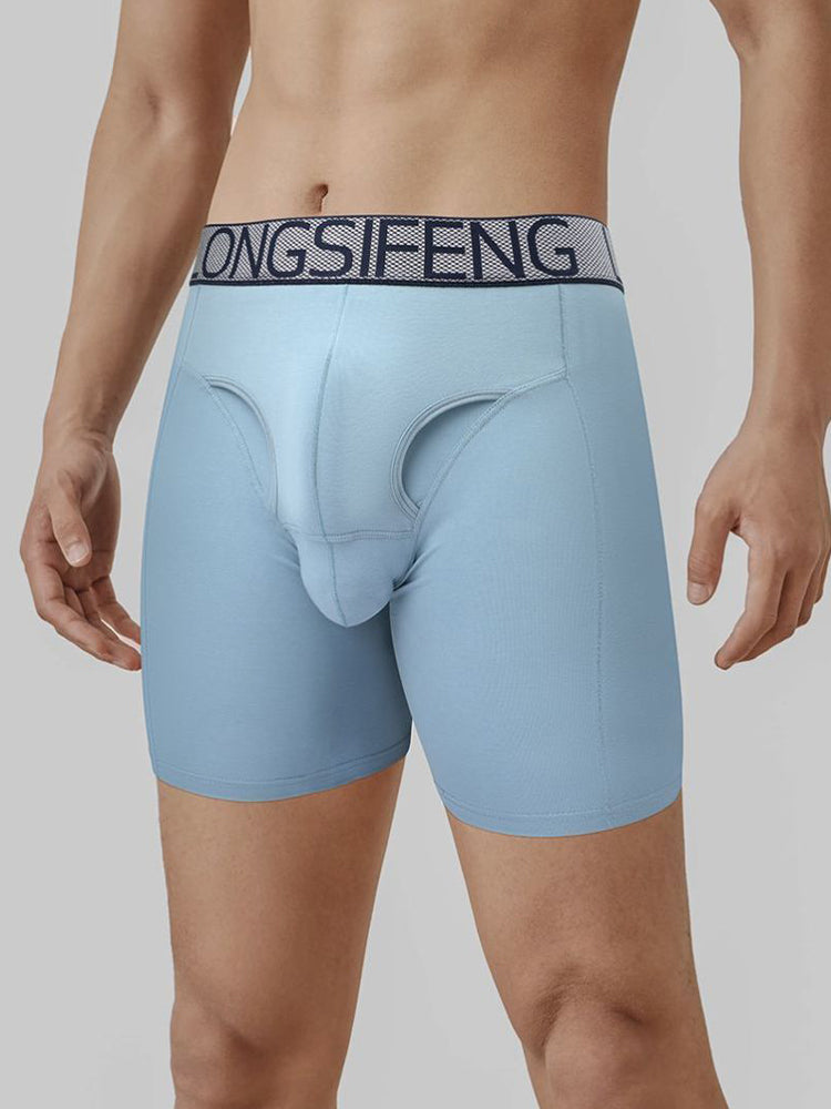 2 Pack Men's Anti-Chafing Soft Cotton Front Opening & Separate Pouch Midway Briefs | dmunderwear detail image 10