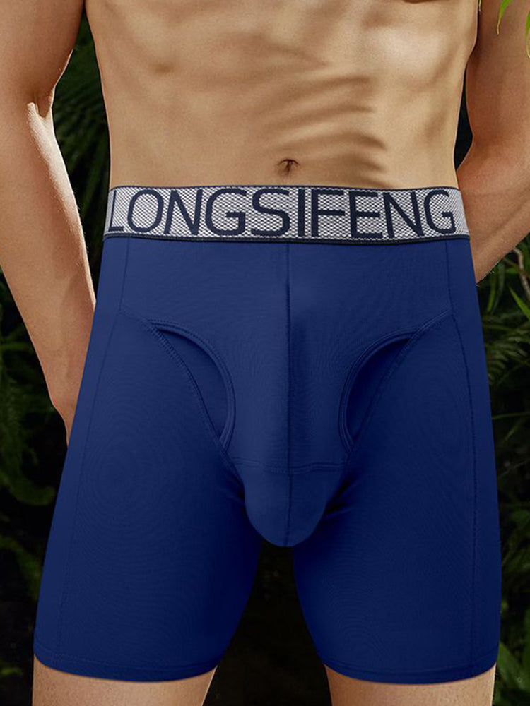 2 Pack Men's Anti-Chafing Soft Cotton Front Opening & Separate Pouch Midway Briefs | dmunderwear detail image 13