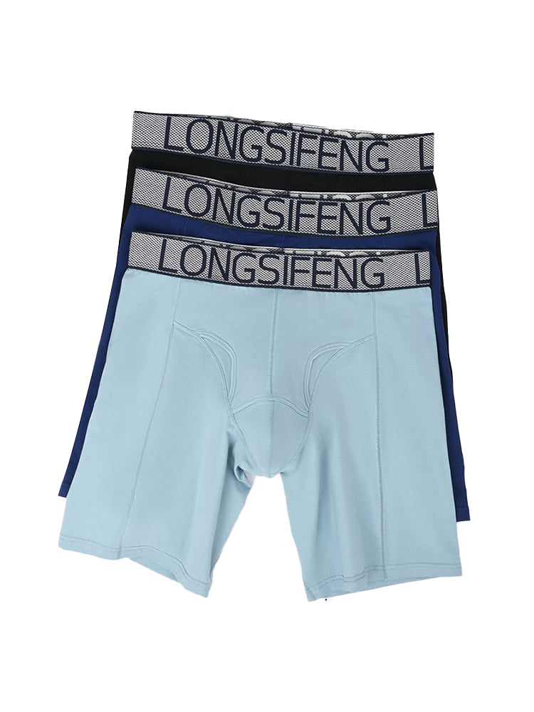 2 Pack Men's Anti-Chafing Soft Cotton Front Opening & Separate Pouch Midway Briefs | dmunderwear detail image 15