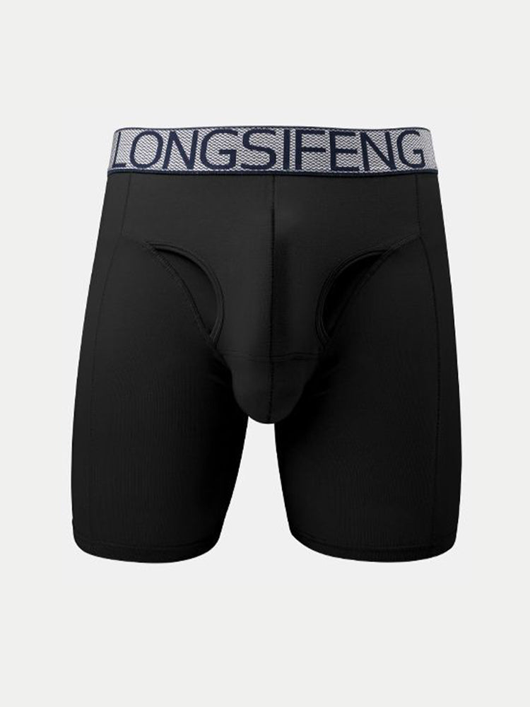 2 Pack Men's Anti-Chafing Soft Cotton Front Opening & Separate Pouch Midway Briefs | dmunderwear detail image 17