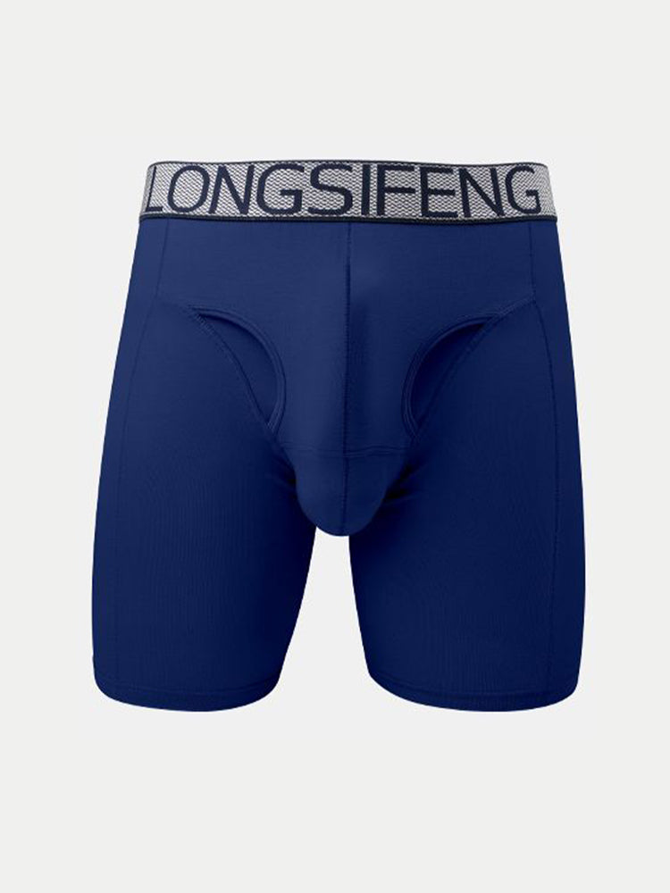 2 Pack Men's Anti-Chafing Soft Cotton Front Opening & Separate Pouch Midway Briefs | dmunderwear detail image 18