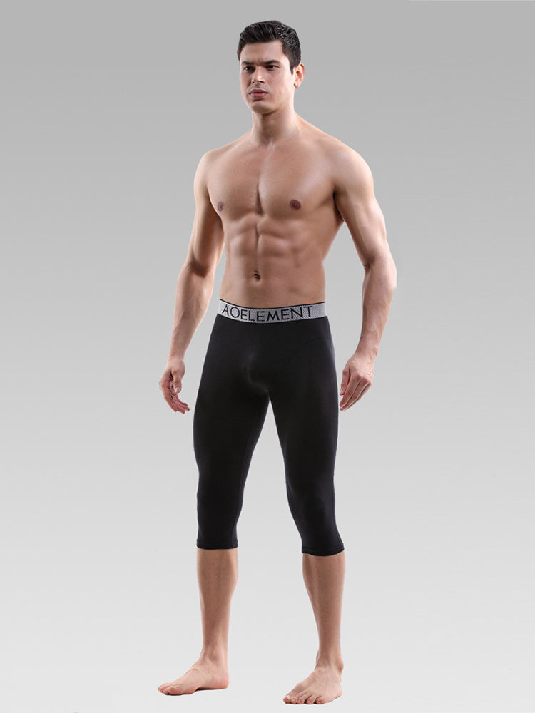 2 Pack Men's Anti-Chafing Workout Quick-Dry & Breathable Activewear Tights | dmunderwear