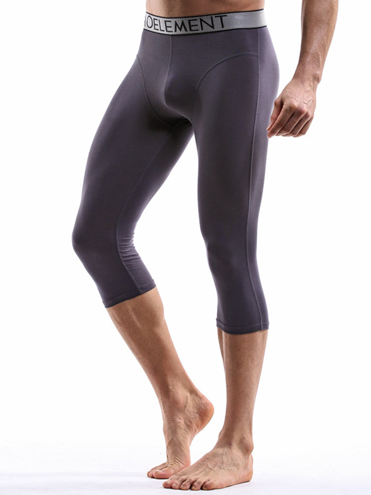 2 Pack Men's Anti-Chafing Workout Quick-Dry & Breathable Activewear Tights | dmunderwear detail image 12