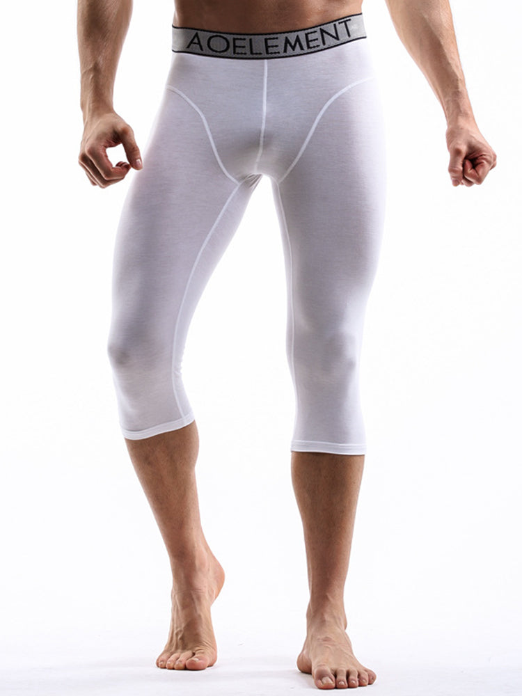2 Pack Men's Anti-Chafing Workout Quick-Dry & Breathable Activewear Tights | dmunderwear detail image 15