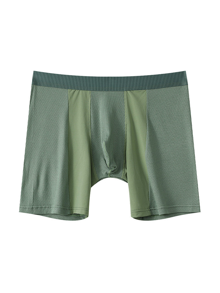 2 Pack Men's Anti-friction Sports Long Nylon Mesh Briefs | dmunderwear detail image 20