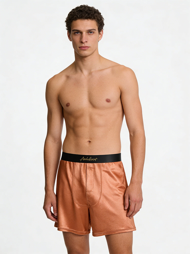 2 Pack Men's Antibacterial Breathable Loose Fit Soft Home Shorts | dmunderwear