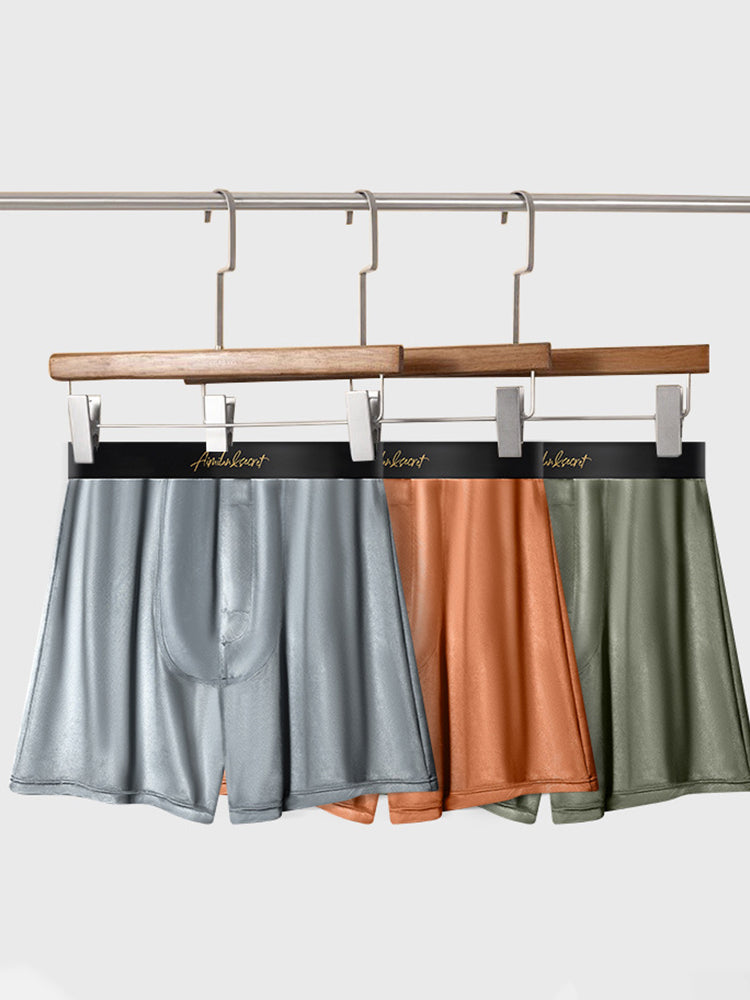 2 Pack Men's Antibacterial Breathable Loose Fit Soft Home Shorts | dmunderwear detail image 16
