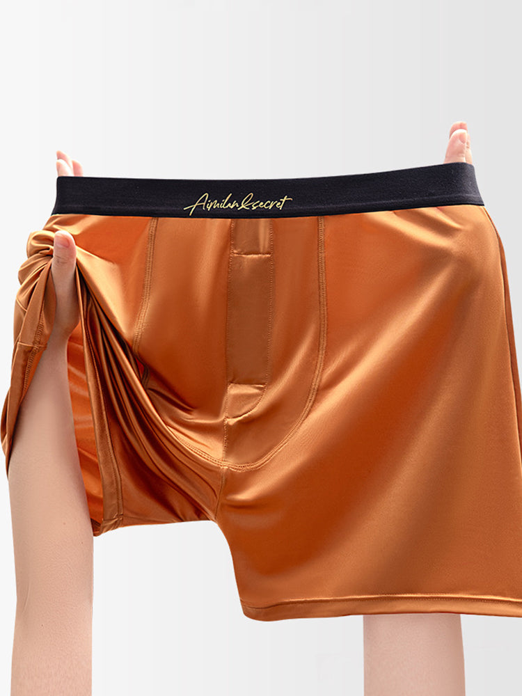 2 Pack Men's Antibacterial Breathable Loose Fit Soft Home Shorts | dmunderwear detail image 3