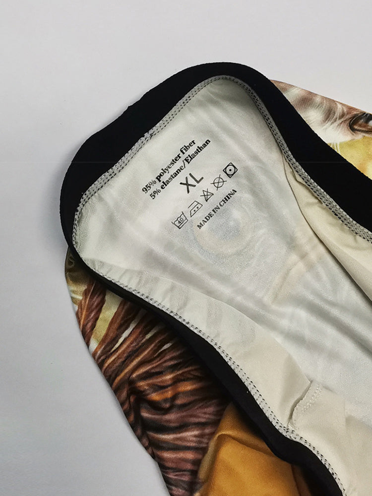 2 Pack Men's Bold Prints Seamless Comfort Smooth Touch Boxer Briefs | dmunderwear detail image 9