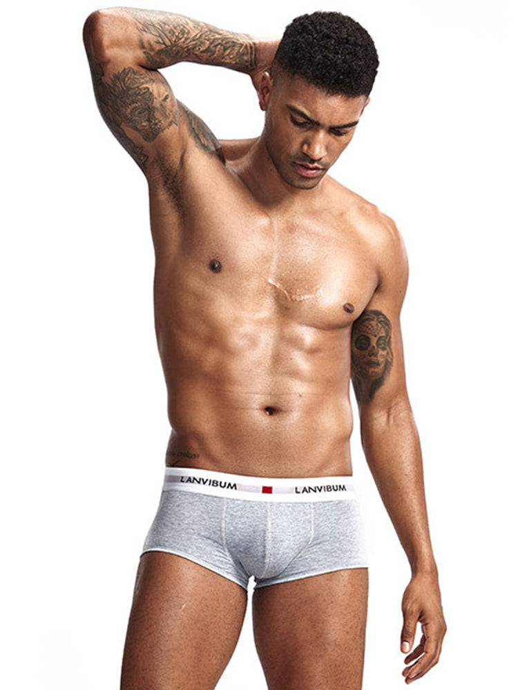 2 Pack Men's Breathable Big Pouch Trunks | dmunderwear detail image 11