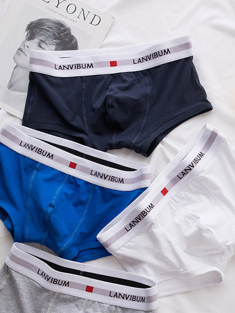 2 Pack Men's Breathable Big Pouch Trunks | dmunderwear detail image 13
