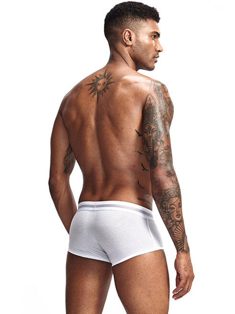 2 Pack Men's Breathable Big Pouch Trunks | dmunderwear detail image 3