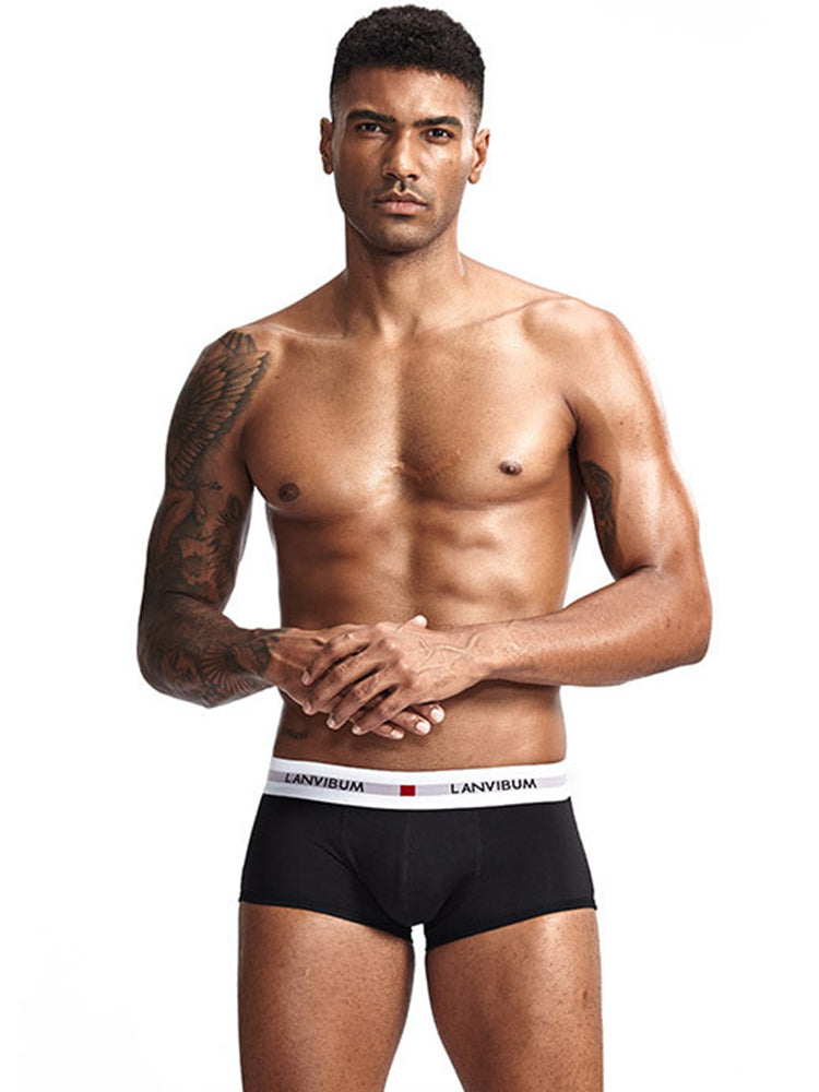 2 Pack Men's Breathable Big Pouch Trunks | dmunderwear detail image 6