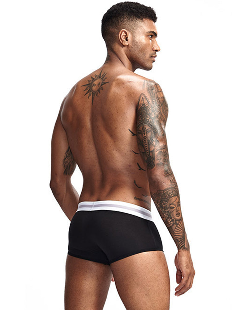 2 Pack Men's Breathable Big Pouch Trunks | dmunderwear detail image 7