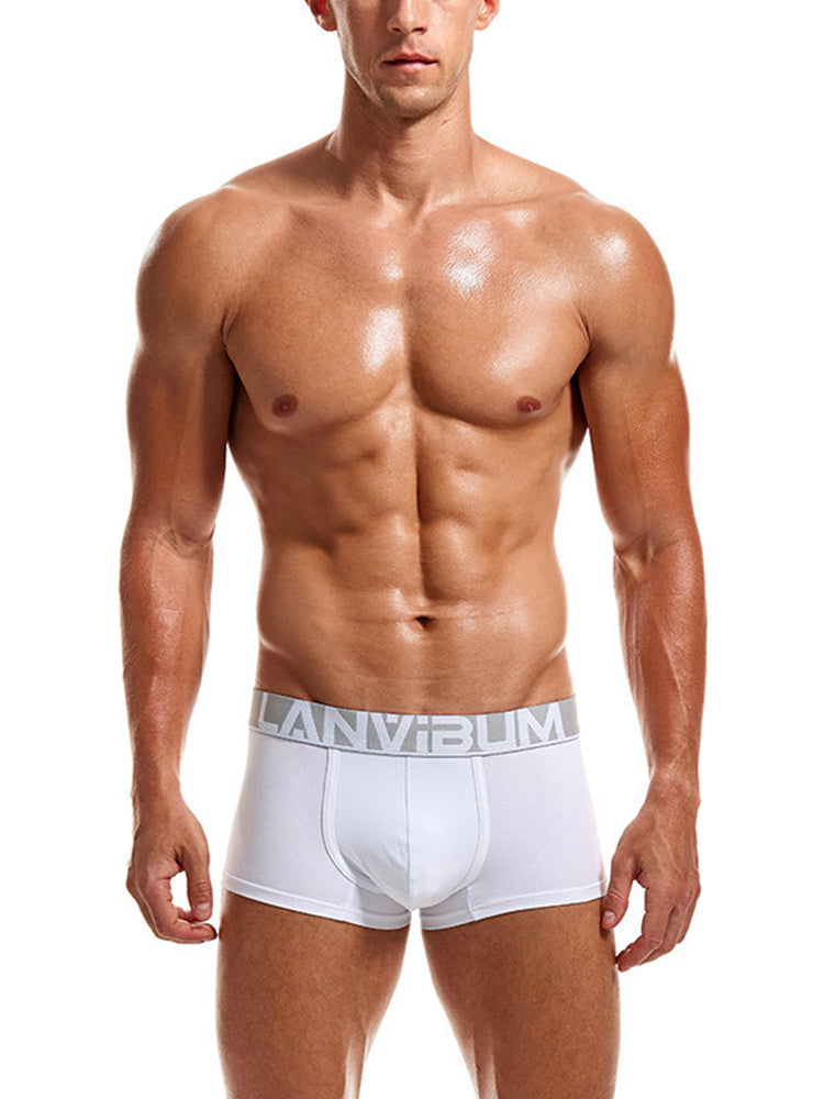 2 Pack Men's Breathable Big Pouch Trunks | dmunderwear detail image 12