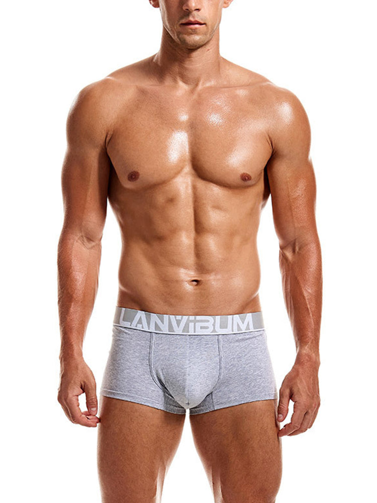 2 Pack Men's Breathable Big Pouch Trunks | dmunderwear detail image 17