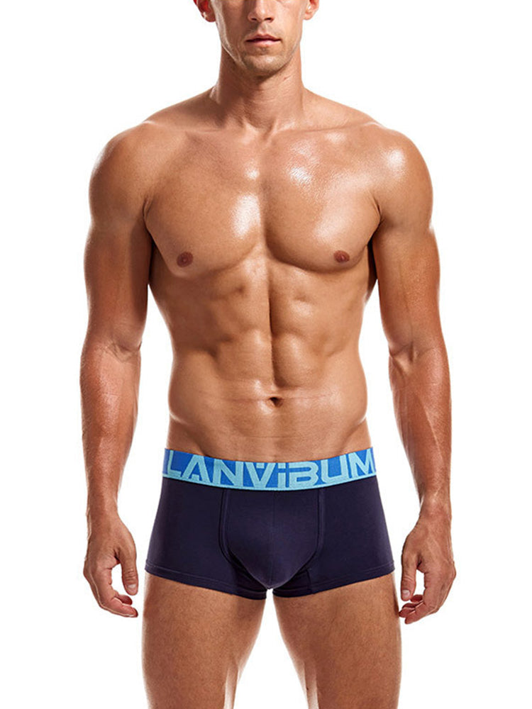 2 Pack Men's Breathable Big Pouch Trunks | dmunderwear detail image 19