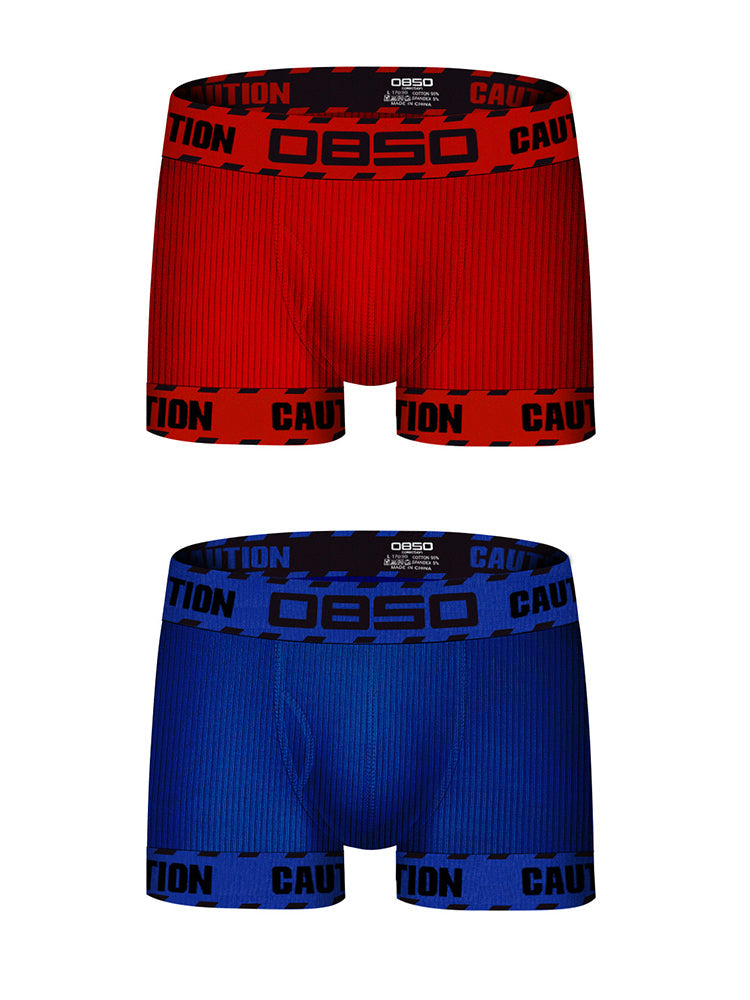 2 Pack Men's Breathable Cotton Performance Trunks | dmunderwear detail image 12