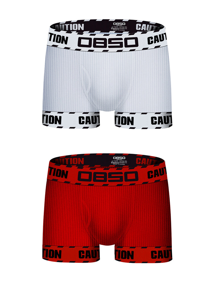 2 Pack Men's Breathable Cotton Performance Trunks | dmunderwear detail image 2