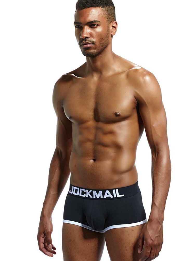 2 Pack Men's Breathable Cotton Skin-Friendly Sexy Low-Rise & Revealing Jockstraps | dmunderwear detail image 10