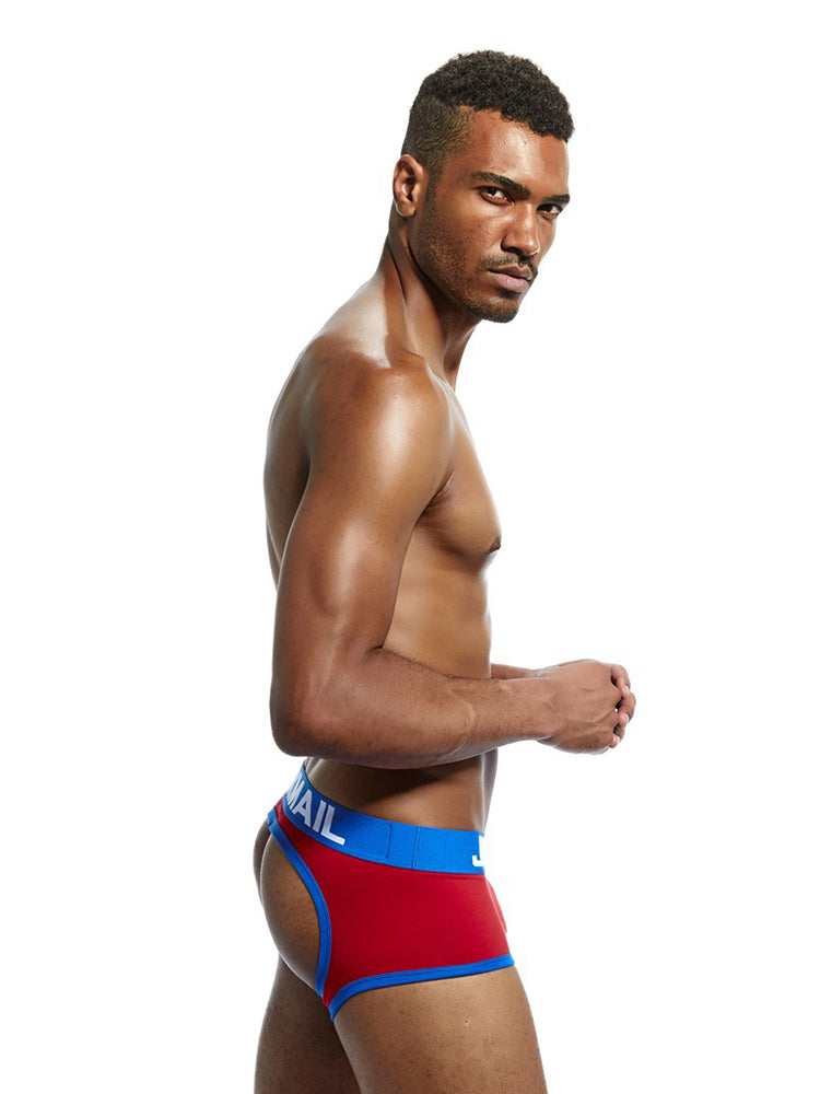 2 Pack Men's Breathable Cotton Skin-Friendly Sexy Low-Rise & Revealing Jockstraps | dmunderwear detail image 18