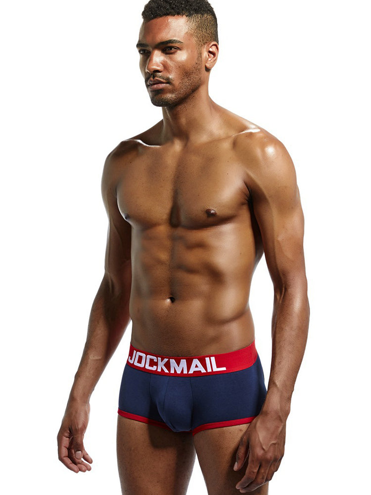 2 Pack Men's Breathable Cotton Skin-Friendly Sexy Low-Rise & Revealing Jockstraps | dmunderwear detail image 6