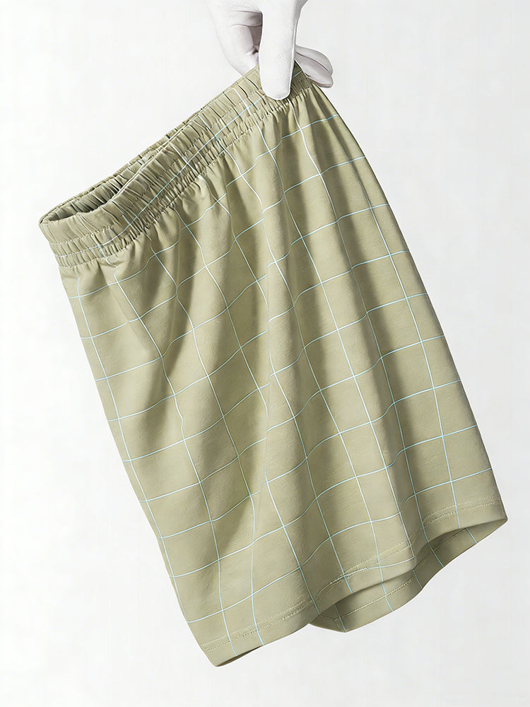 2 Pack Men's Breathable Day-Long Comfort Skin-Friendly Loungewear Shorts | dmunderwear detail image 13