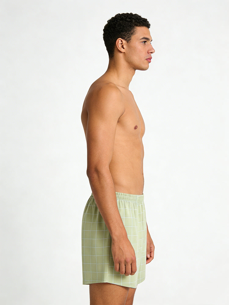 2 Pack Men's Breathable Day-Long Comfort Skin-Friendly Loungewear Shorts | dmunderwear detail image 15