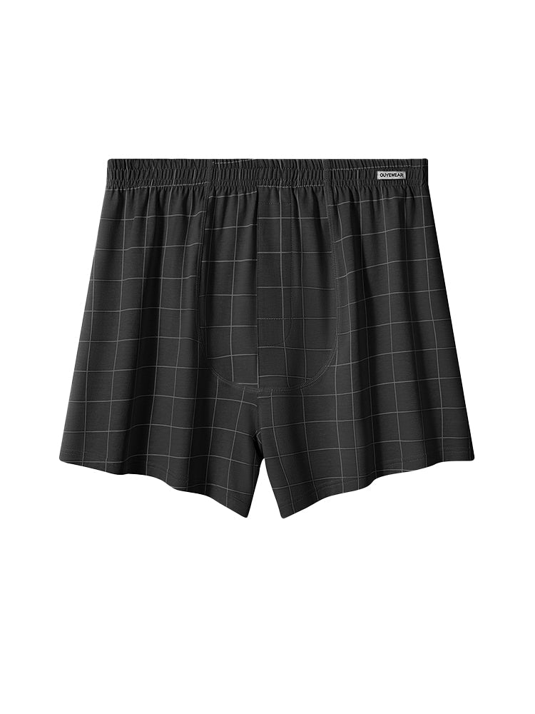 2 Pack Men's Breathable Day-Long Comfort Skin-Friendly Loungewear Shorts | dmunderwear detail image 19