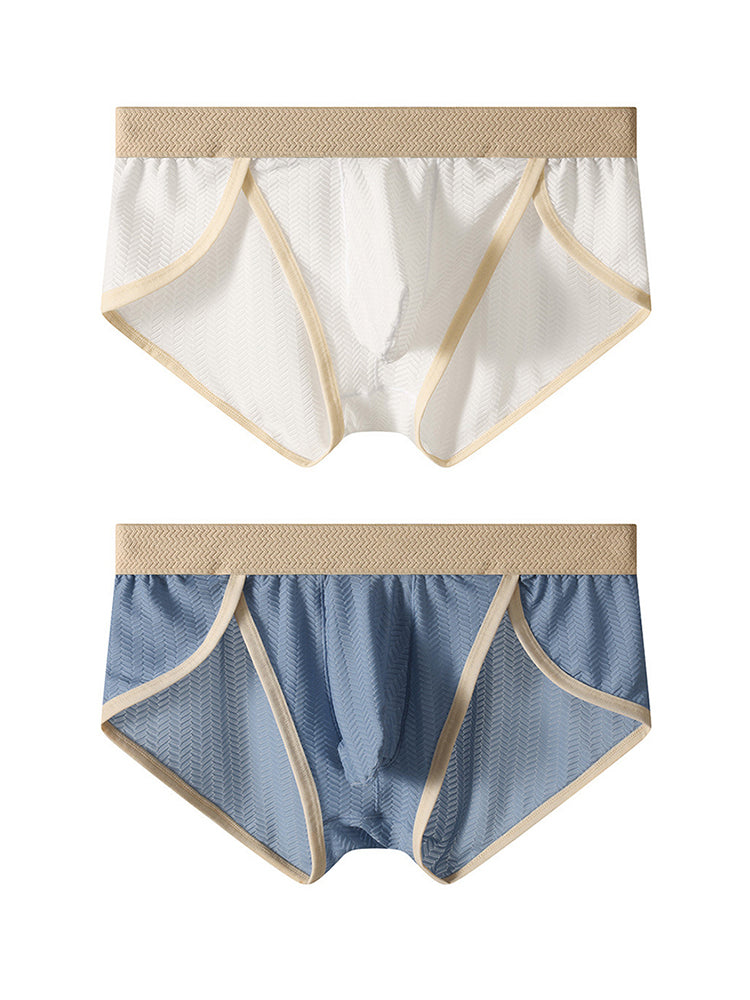 2 Pack Men's Breathable High-Stretch Seamless Comfort Odor-Control Briefs | dmunderwear detail image 16